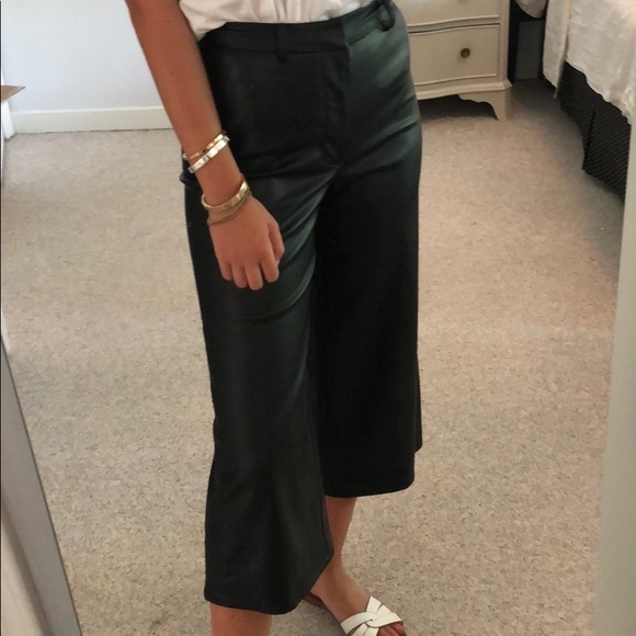 Faux Leather Culottes by Pink Tartan - Picture 2 of 4